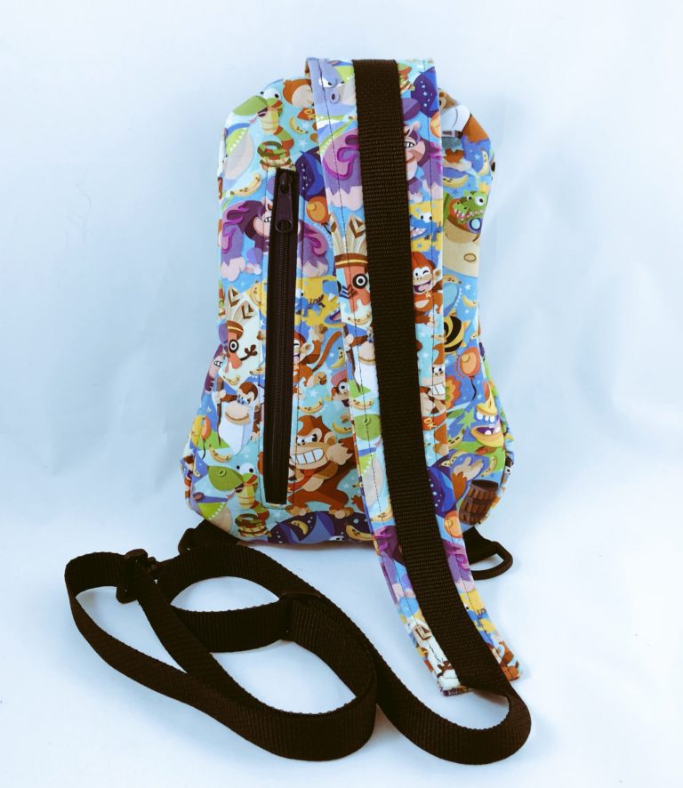 The back of the Erika sling bag.