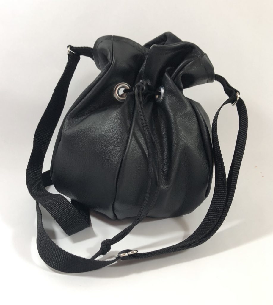 Leather Drawstring Handbag – Alex Lynn Crafts